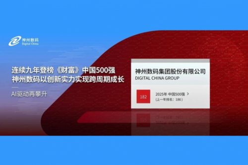 AI驱动再攀升，壹号娱乐数码连续9年登榜《财富》中国500强
